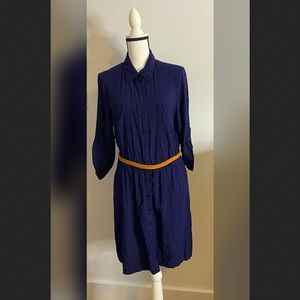 𝐁𝐂𝐗 Women's Navy Blue Shirt Dress size XL